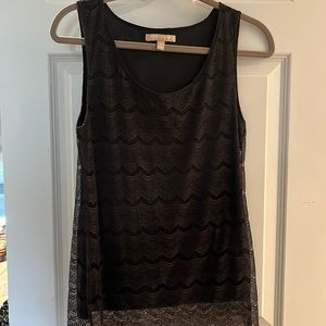 Black lace top